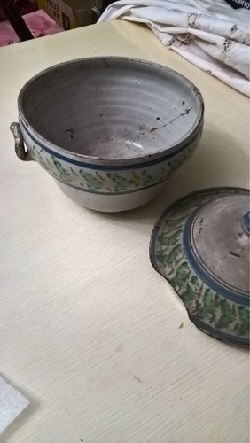Antica zuppiera ceramica - zuppiera, in
