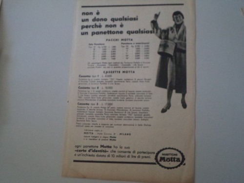 Advertising pubblicità 1951 - advertising,