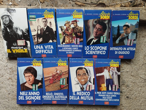 Alberto sordi lotto vhs - alberto,
