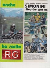 advertising Pubblicità-TEST MOTO SIMONINI 125 H20  1978 MOTOITALIANE MOTOCROSS