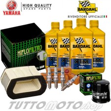 Tagliando YAMAHA YZF-R1 1000 1999 2000 / Kit Olio Bardahl XTM + Filtri Candela