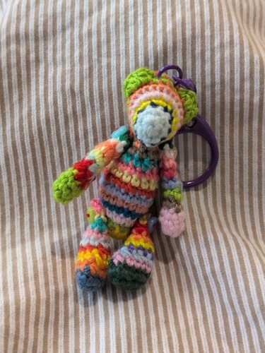 Portachiavi orso amigurumi