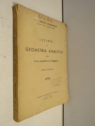Lezioni geometria analitica - geometria,