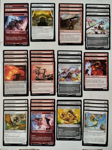 Deck samurai tribal warrior - deck,