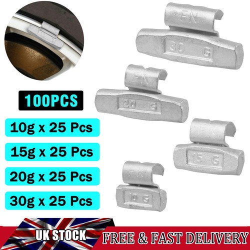 100pcs clip wheel weights - 100pcs, clip-on
