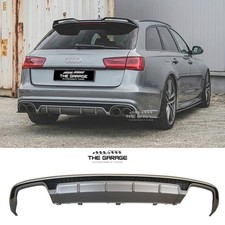 DIFFUSORE POSTERIORE S6 LOOK per AUDI A6 4G C7 2015-2018 per Station e Berlina