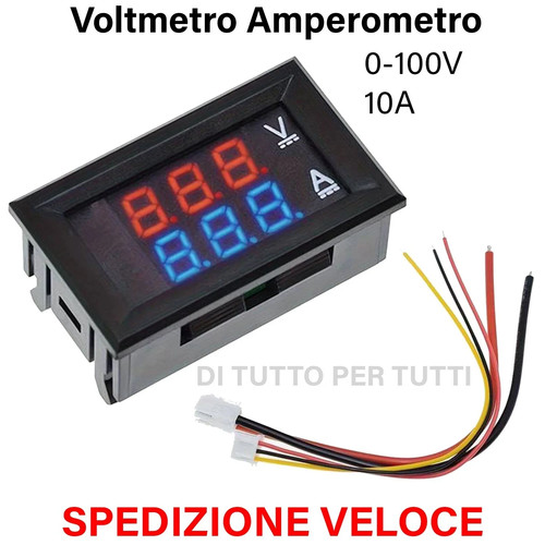 Voltmetro amperometro digitale - amperometro,