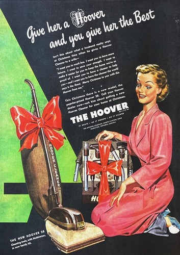 Pubblicità hoover vacuum - hoover, 1946