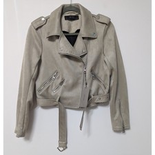 Giacca biker effetto