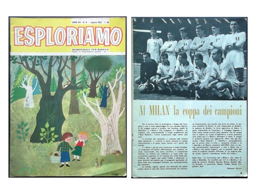 Esploriamo 1963 milan coppa - esploriamo,
