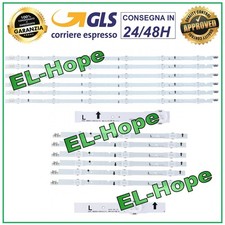 KIT 12 BARRE STRIP LED PER TV SAMSUNG D4GE-480DCA-R3/DCB UE48H6500 UE48H6200