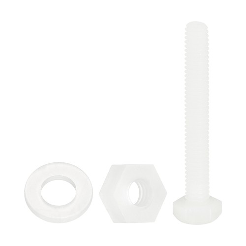 Nylon screws nuts - +, m4x30mm