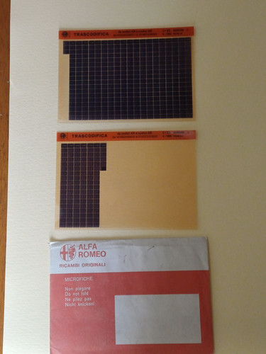 Alfa romeo microfiche - alfa,