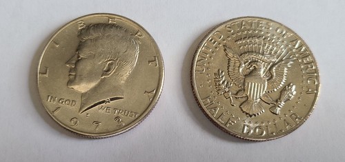 1973 kennedy half dollar gem - 1973-d,