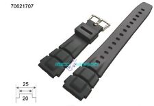 Cinturino in pvc gomma casio compatibile ansa 20mm alt-6000 alt-6000j alt-6100