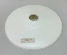 CAPPELLO PER LAMPADARIO IN PLASTICA COLORE BIANCO Ø 23,5CM ANNI '60 VINTAGE