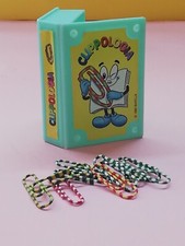 mulino bianco CLIPPOLOGIA LIBROMANIA SCATOLA PLASTICA SORPRESA BARILLA VINTAGE 