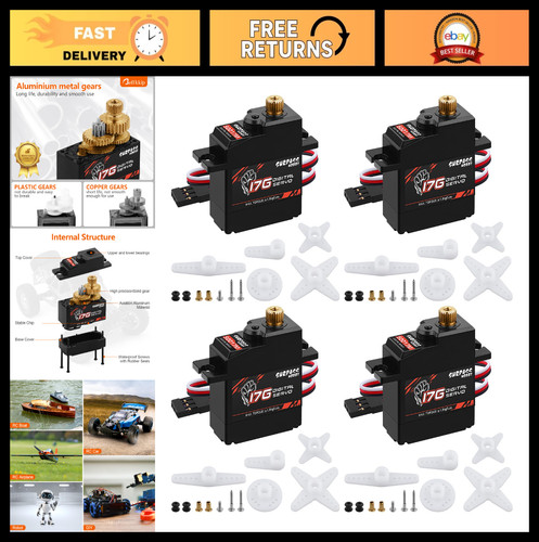 Pezzi metal gear servo - gear,