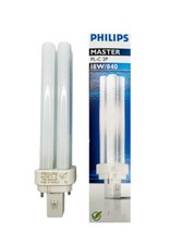 8 PHILIPS MASTER PL-C 18W/840  - G24d2 - LUCE BIANCO NATURALE 2 PIN - 8 Lampade