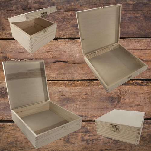 Scatole quadrate legno - scatole,