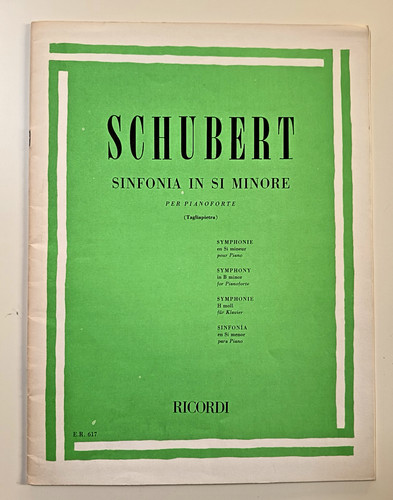 Schubert sinfonia in si - sinfonia,