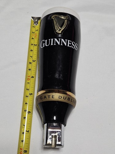 Guinness pint glass tap handle - glass,
