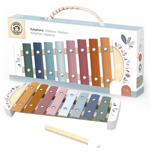 Speedy scimmia xilofono legno - scimmia,