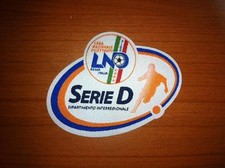 TOPPA PATCH LEGA CALCIO ORIGINALE LND SERIE D INTERREGIONALE FINO AL 2013-14