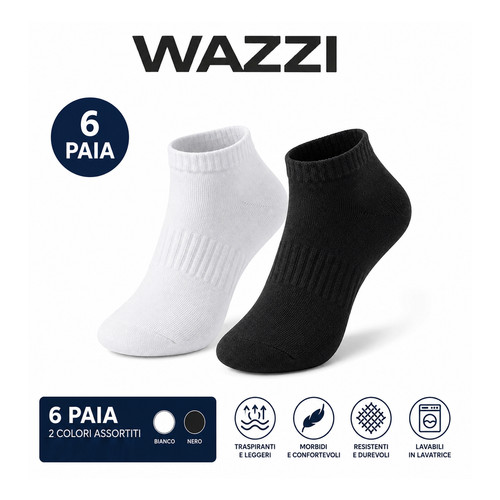 Wazzi paia calzini corti - calzini,