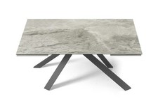 Tavolo da pranzo effetto marmo