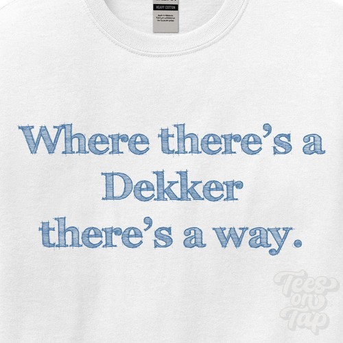 Dove dekker there - there's, a