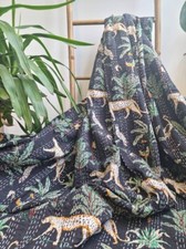 Copriletto indiano nero