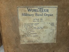WURLITZER 165 BAND ORGAN ROLL