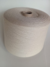 Filato Yarn 70%wool 30%cashmere NM1/28 White Grams 1200