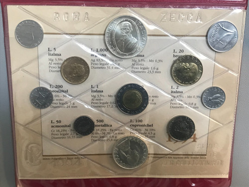 Serie valori italia - valori, 1994