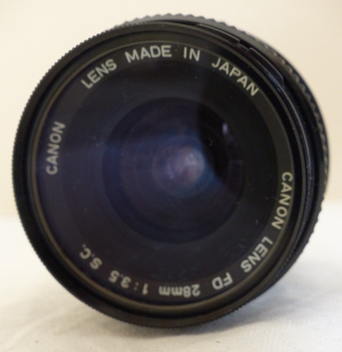 Objectif canon fd28mm s - objectif,