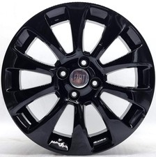 4 cerchi lega fiat grande punto opel corsa r16 nero lucido lt005705