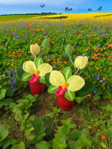 Orchidea uncinetto - orchidea,