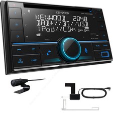 Autoradio Stereo Radio DAB Bluetooth CD USB Mp3 Aux-In 3 RCA SUB Rosso Verde Blu
