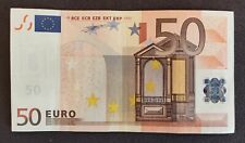 Banconota Austria 50 Euro 2002 Duisenberg F001D1 Serie N14007703557 SPL 7/10