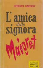 L'AMICA DELLA SIGNORA MAIGRET di George Simenon 1955 I edizione libro giallo