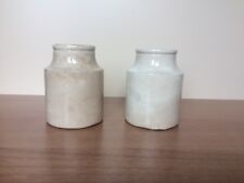 coppia di contenitori farmacia francia in cotto ceramica 