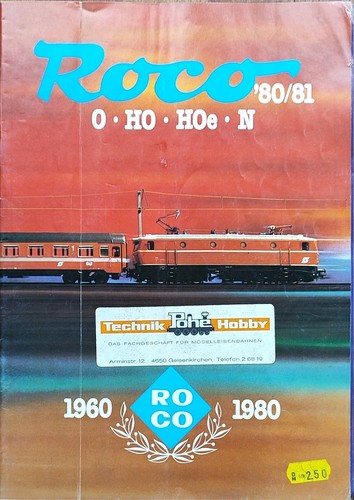 Catalogo roco 1980 - roco, 1980/81