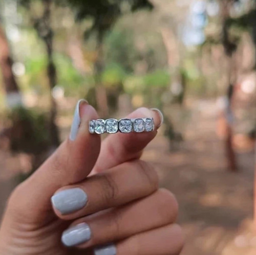 Fede nuziale moissanite - nuziale,