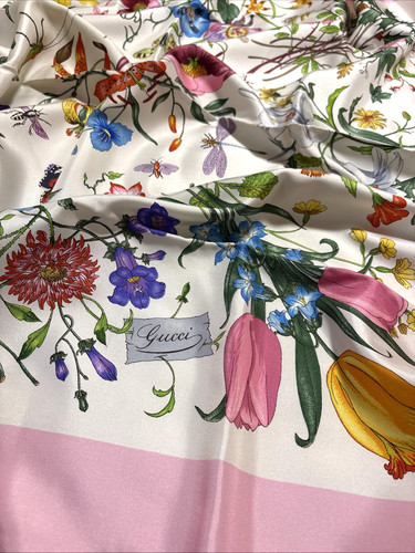 Gucci sciarpa seta - sciarpa, 33in