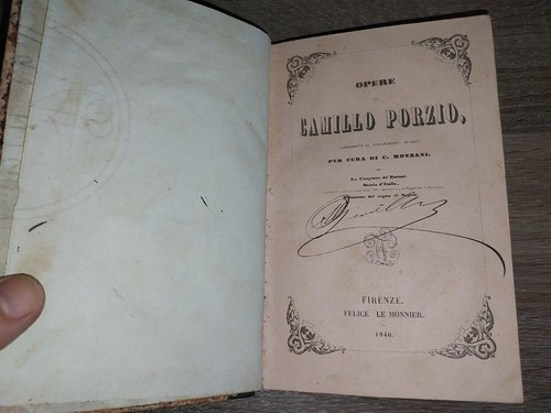 Opere camillo porzio - opere,