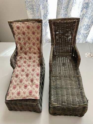 Due sedie chaise - longue, in