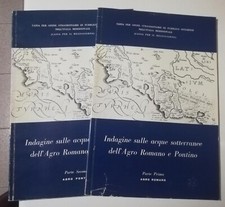 Indagine Acque Sotterranee Agro Romano Pontino 2 VOLUMI Falda Lazio GEOLOGIA