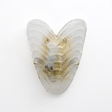 Coppia Applique Stile Barovier in vetro di Murano, anni 60 vintage