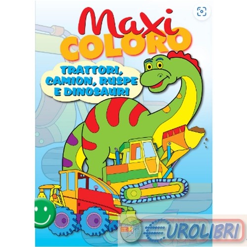 Libro colorare trattori - libro, da